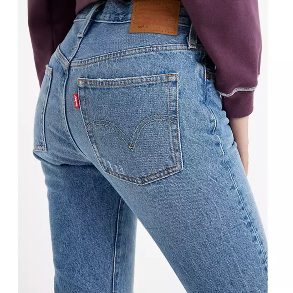 Levi's 501 Skinny Jeans in We Talk Medium Wash 28x32